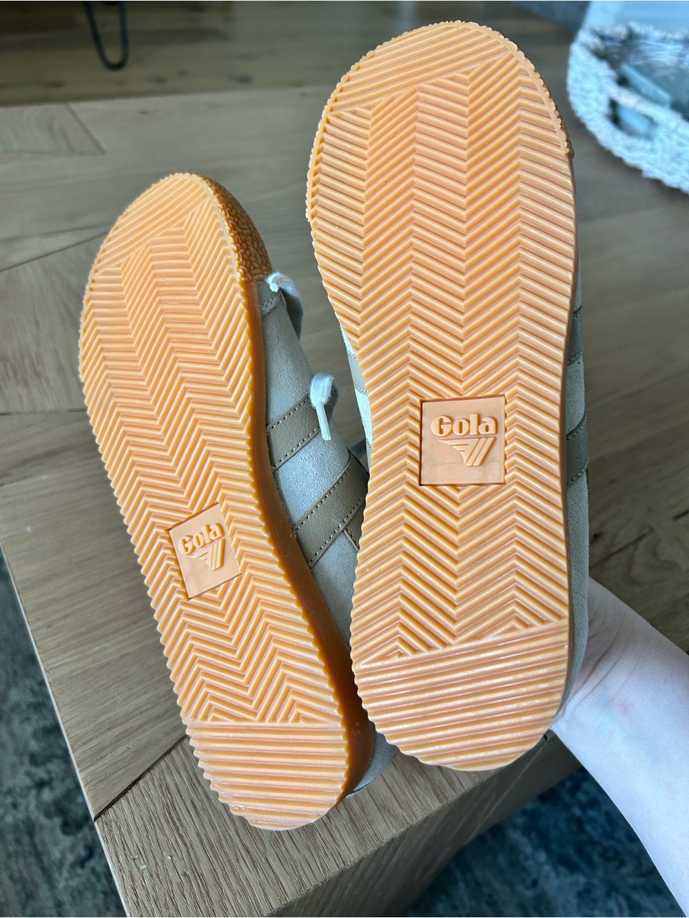 New Gola Elan Sneakers Bone Caramel Terracotta - Picture 5 of 6